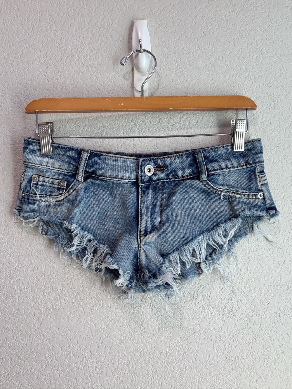 I.AM.GIA Denim Micro Shorts Booty Shorts Size Small